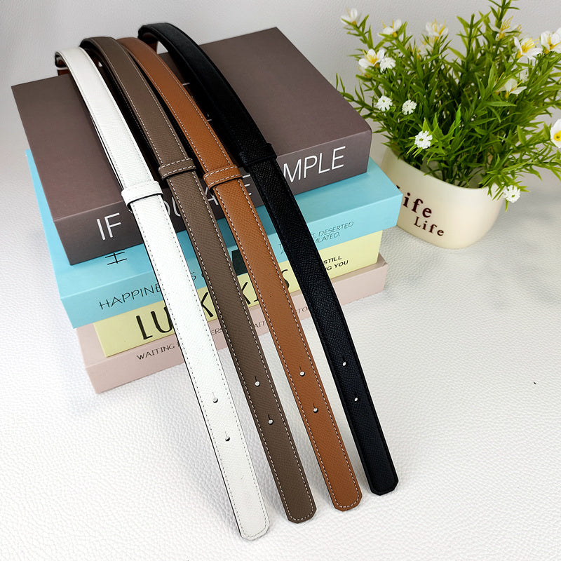 Women's New Fashion Joker High Quality Adjustable Length Design Metal Letters Decorative Belt Belt.