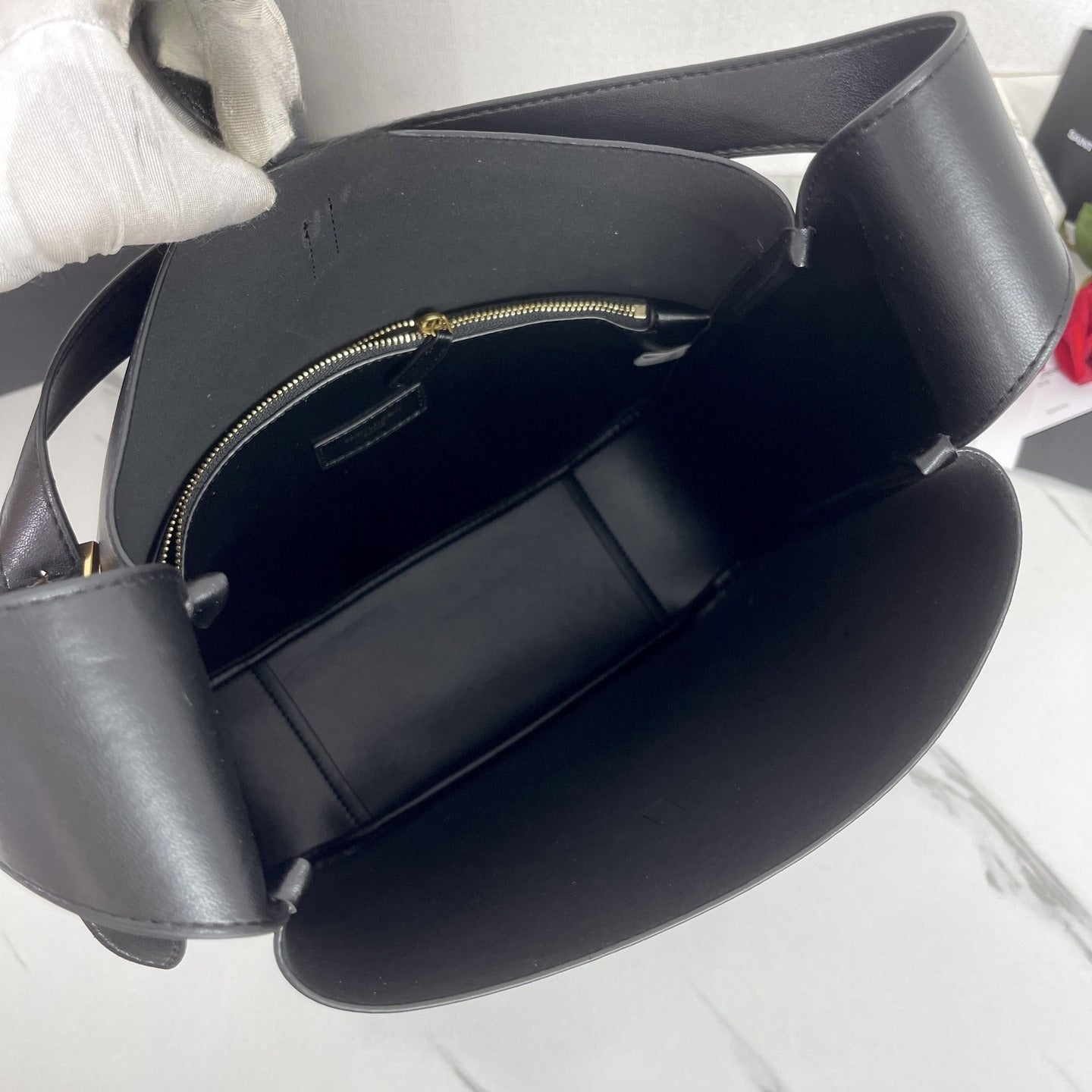 Women's New Joker Large Capacity Bucket Bag with Adjustable Shoulder Strap Shoulder Bag Underarm Bag