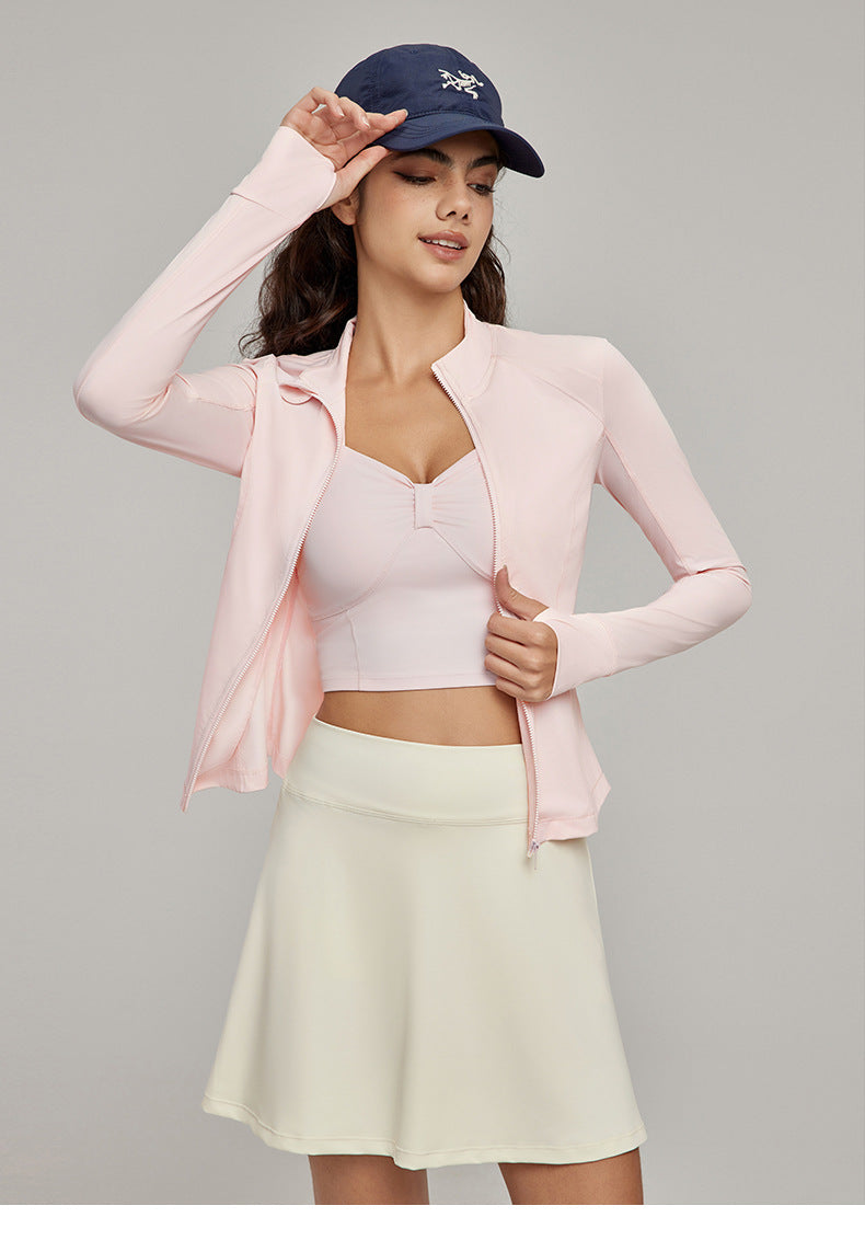 Women's New Fashion Joker Cool Slim Stand-up Collar Sunscreen Coat Women's UV Protection Outdoor Sun-protective Clothing