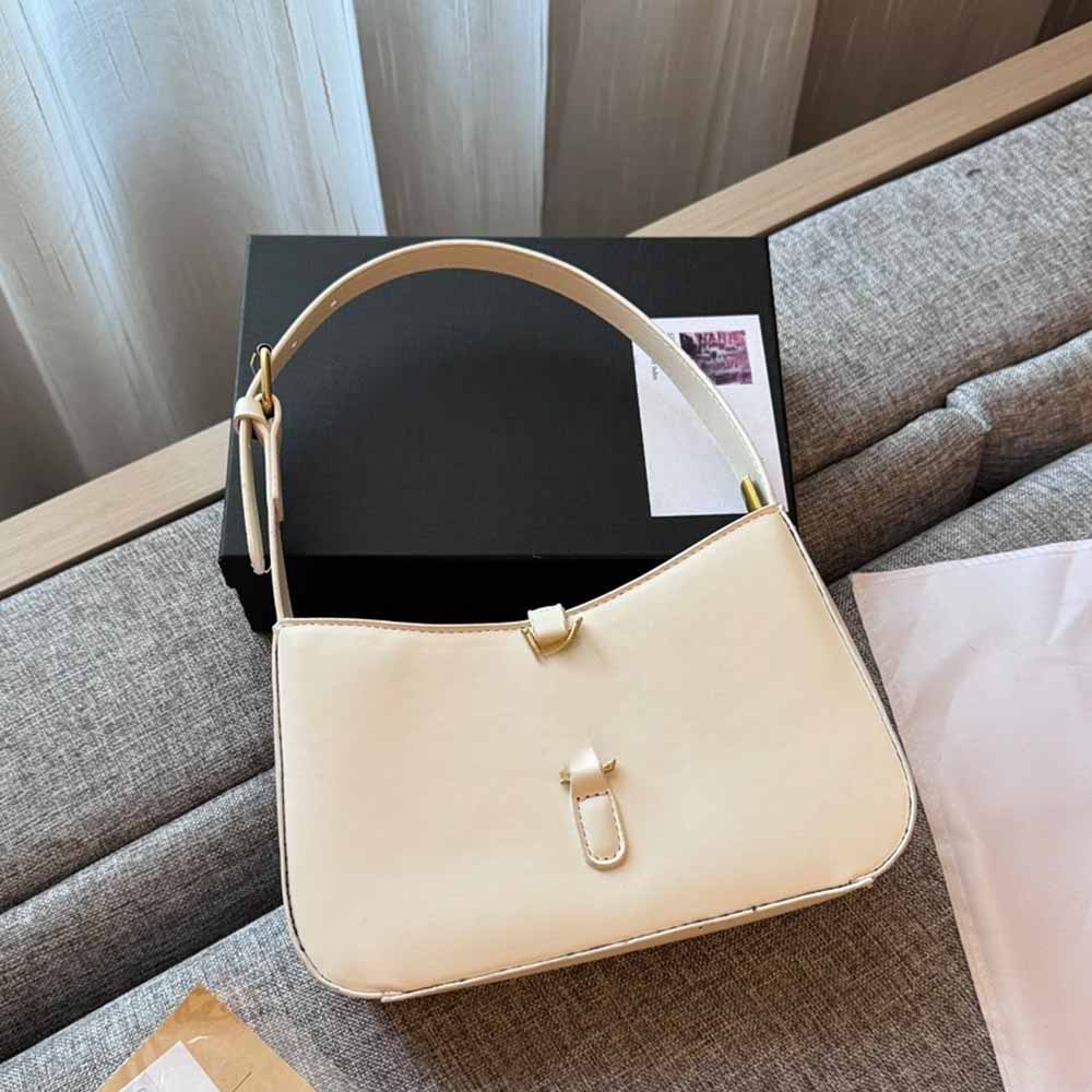 Women's New Fashion Joker Letter Accessories Adjustable Shoulder Strap Underarm Handbag With box