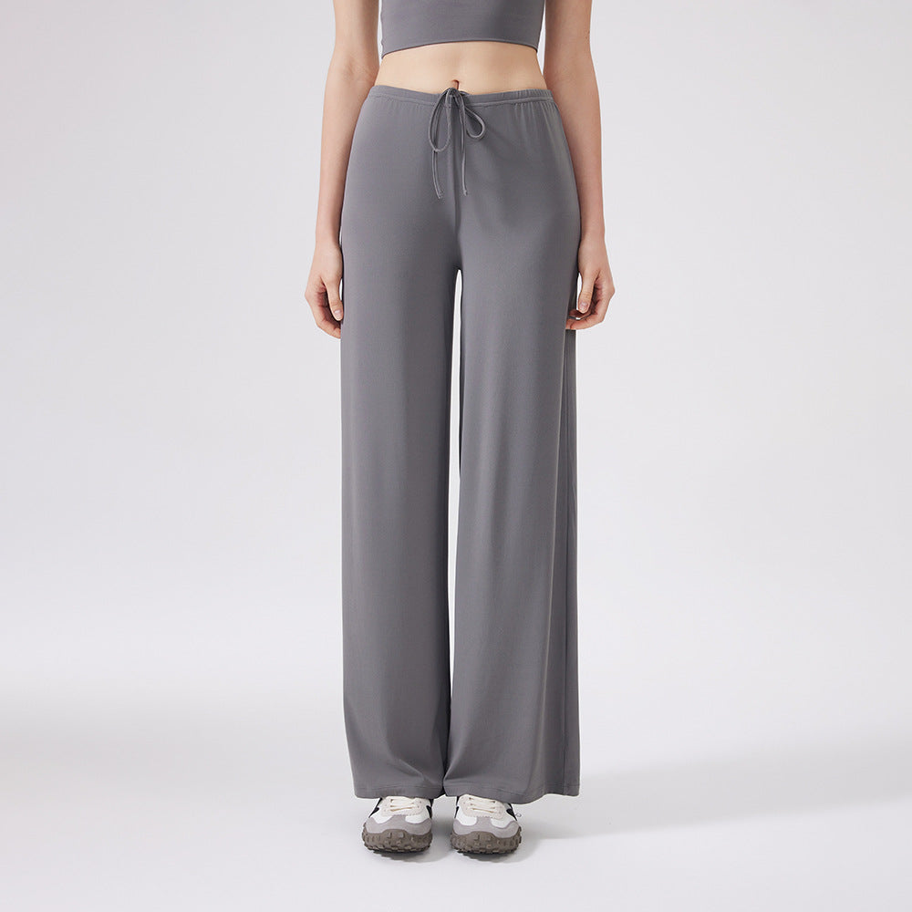 Women's new Joker cool sweatpants antibacterial loose slim sweatpants running yoga pants straight pants