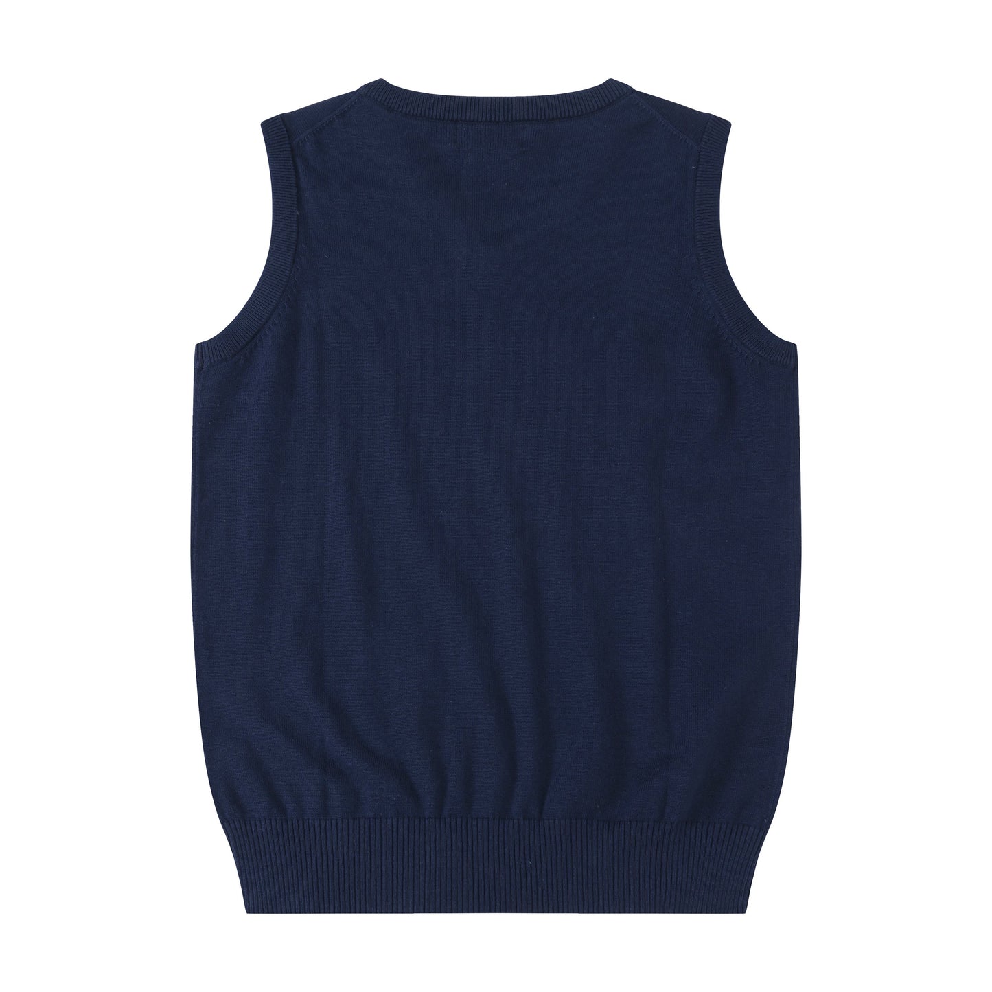 New style casual versatile thin embroidered V-neck knitted vest for men and women