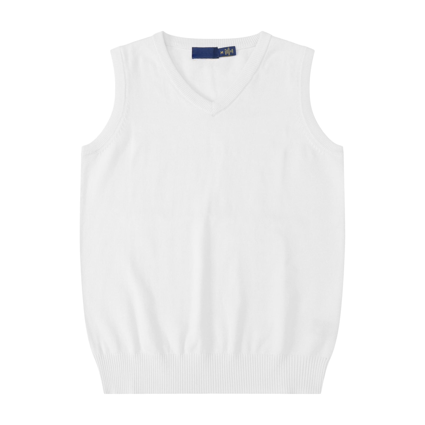 New style casual versatile thin embroidered V-neck knitted vest for men and women