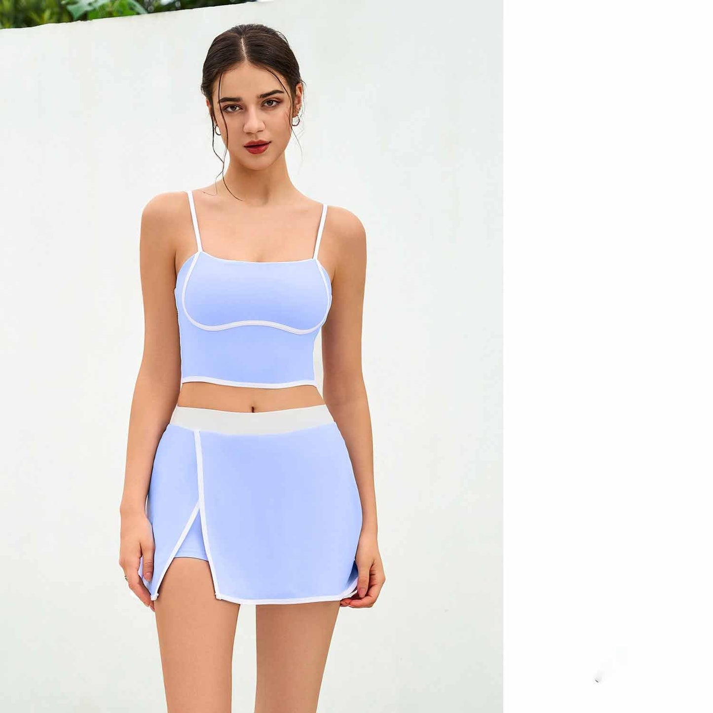 Color Matching Quick-drying Sports Vest Fitness Shock-proof High-elastic Yoga Suit