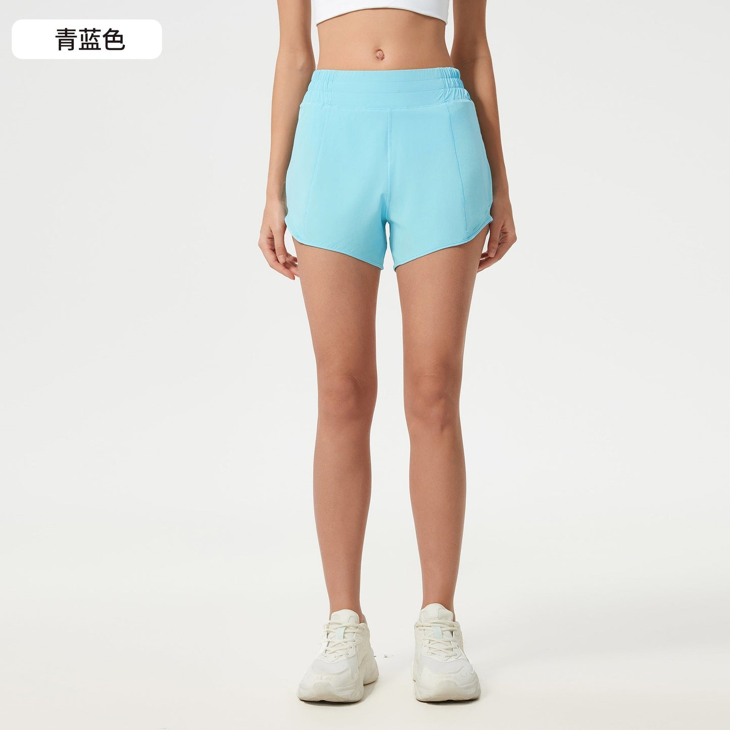 Women's new Joker Quick-drying shorts with lining high waist yoga shorts.