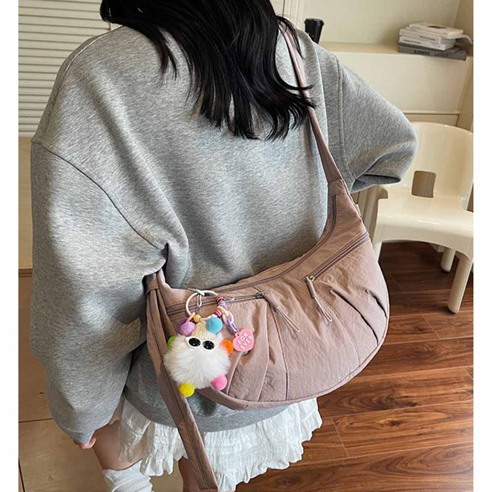 LU נשים של תיק כתף קפלים קל משקל חדש מזדמן ג'וקר תיק שליח גדול קיבולת תיק נשי 