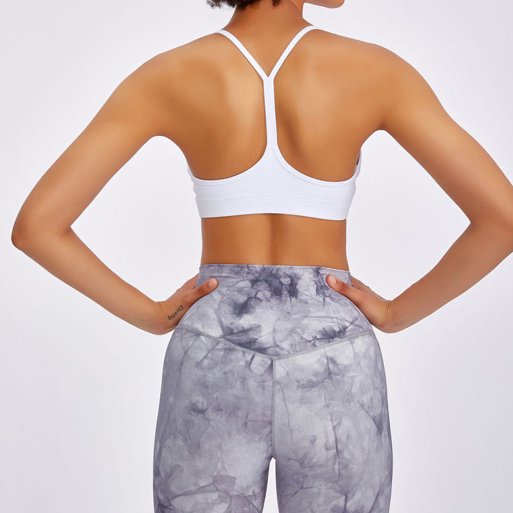 חזיית יוגה חדשה לנשים עם Y-string, עמידה בזעזועים וגב יפהפה, בגדי יוגה לנשים. 