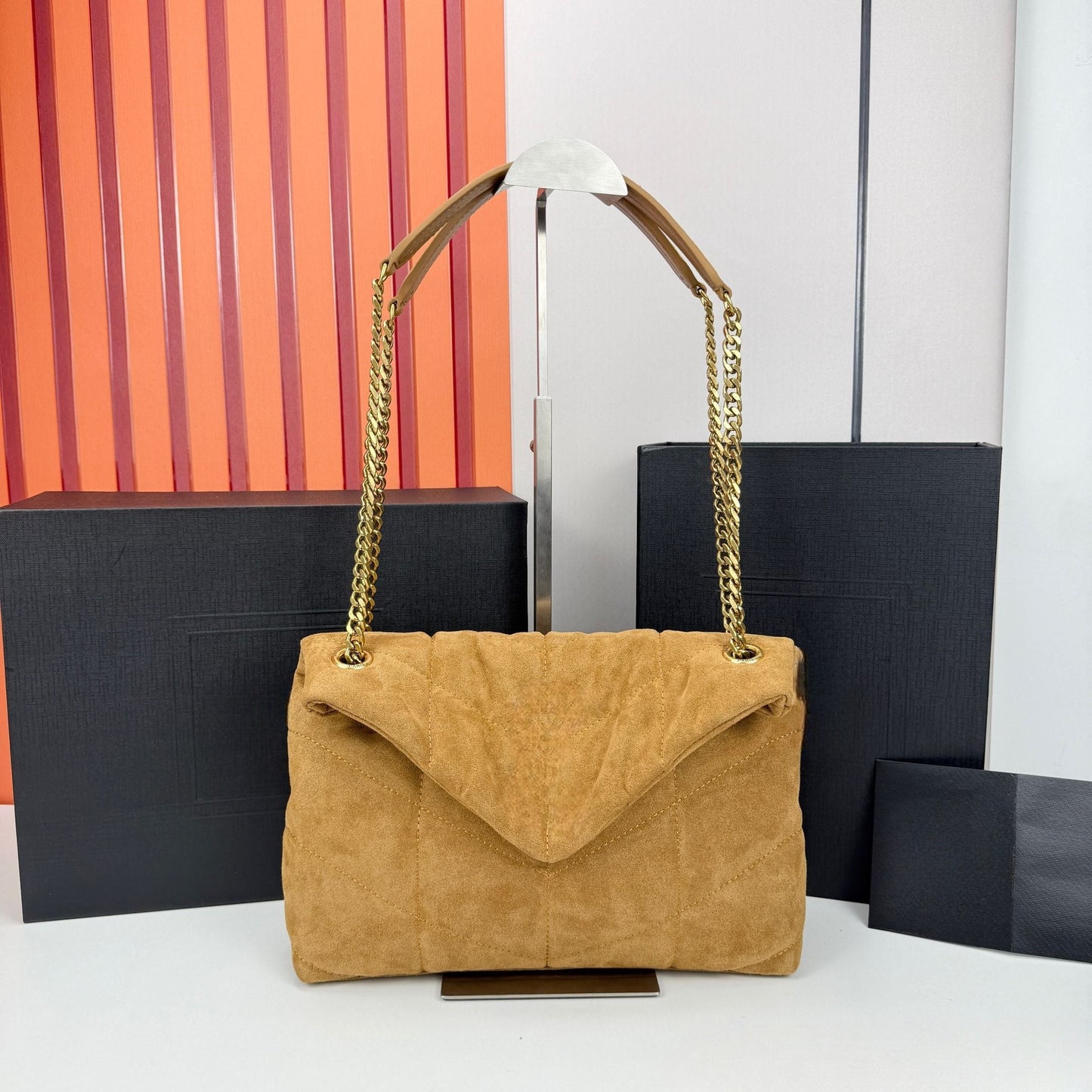 Women's New Joker Chain Scrubs Flip Design Shoulder Messenger Bag Cloud Bag