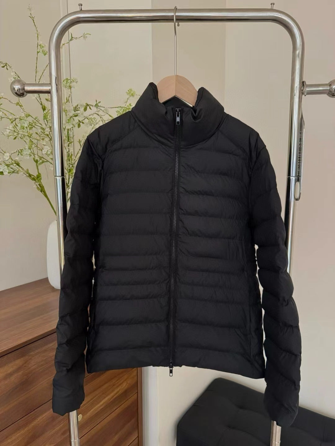 New Women's Slim Fit Zippered Cotton Jacket