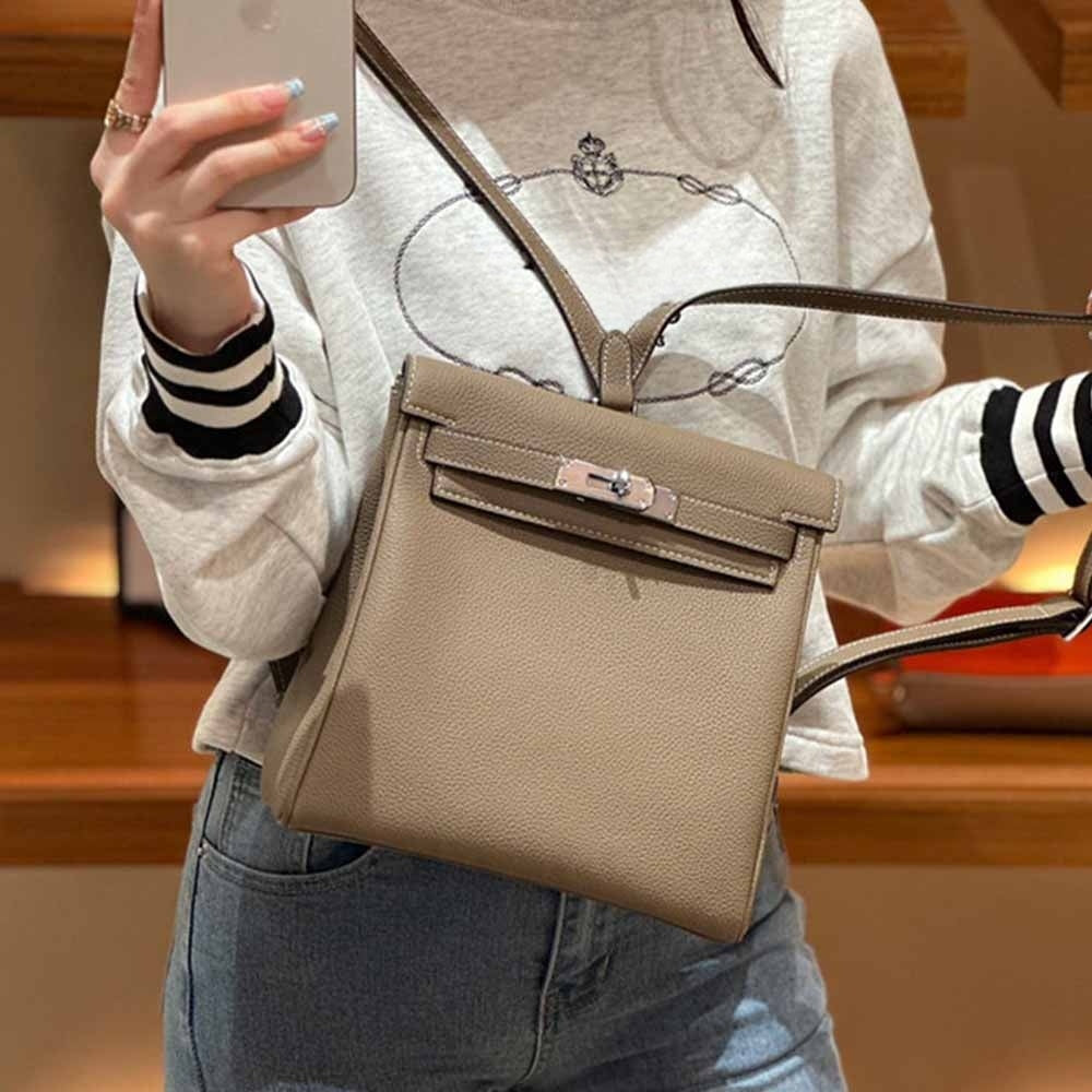 Women's New Shoulder Bag Leather Dance Bag Shoulder Bag First Layer Leather Backpack