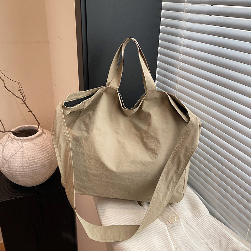 תיק בד נייד חדש לנשים עם כיס גדול פנאי ג'וקר כתף תלויה 