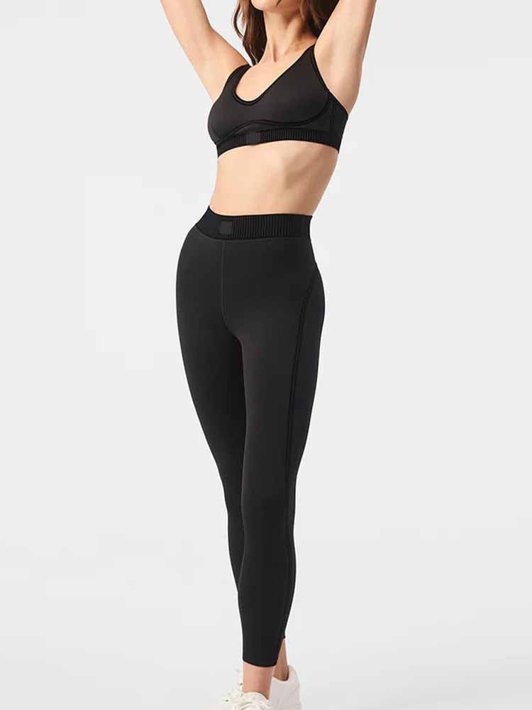 Women's New Joker Adjustable Sports Bra+high Elastic Tight Pants Fitness Suit