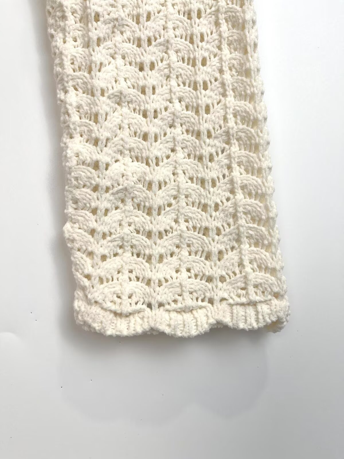 קרדיגן סרוג עם שרוולים ארוכים וצווארון O לנשים, שוליים טלאים