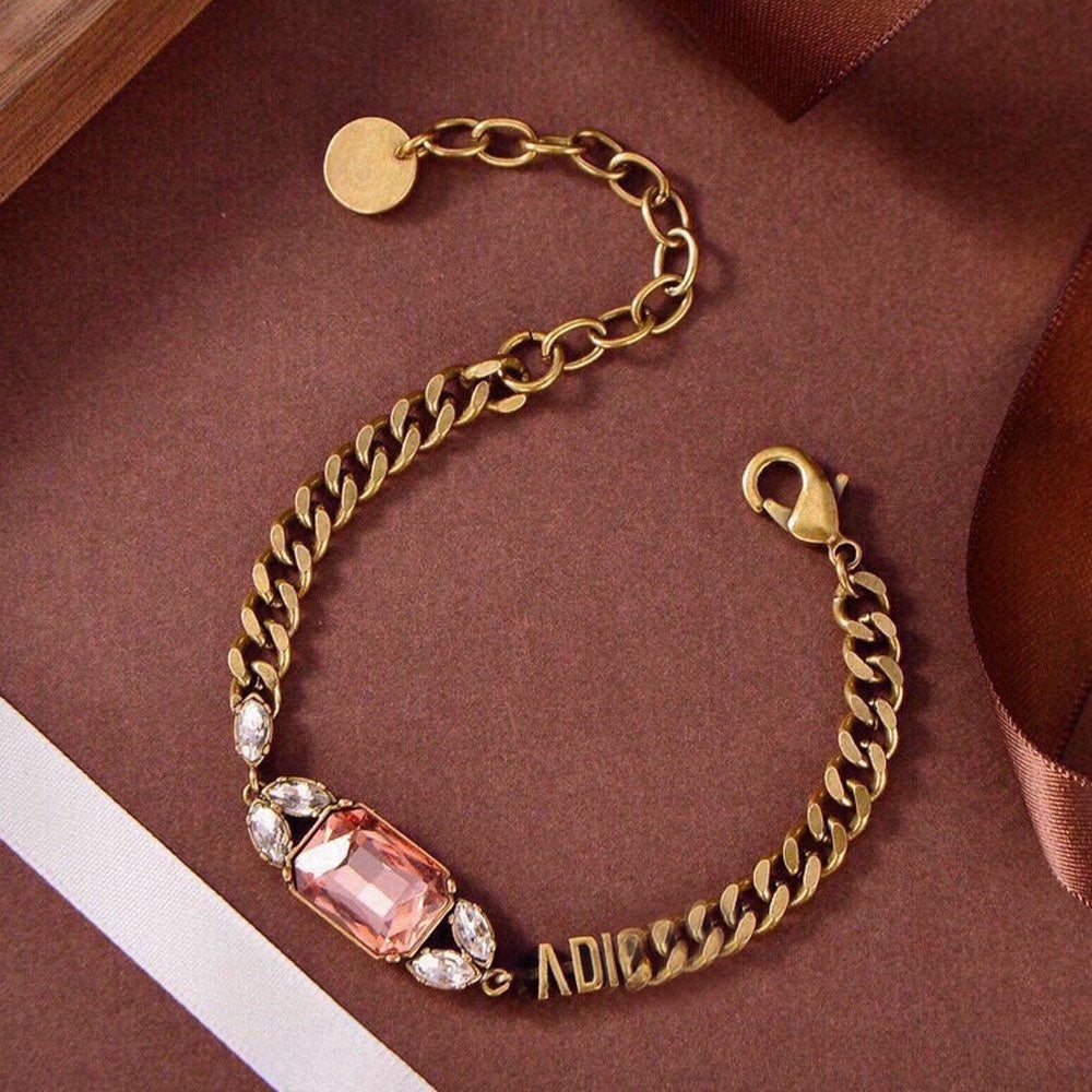 Women's new Joker gold diamond chain bracelet