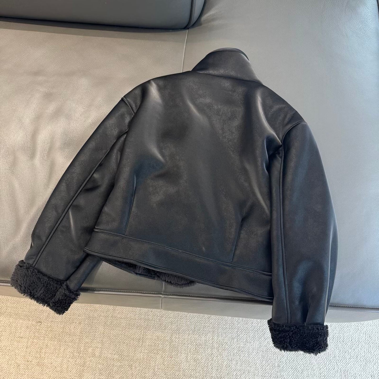 Women's winter new anti suede effect double-sided jacket Coat