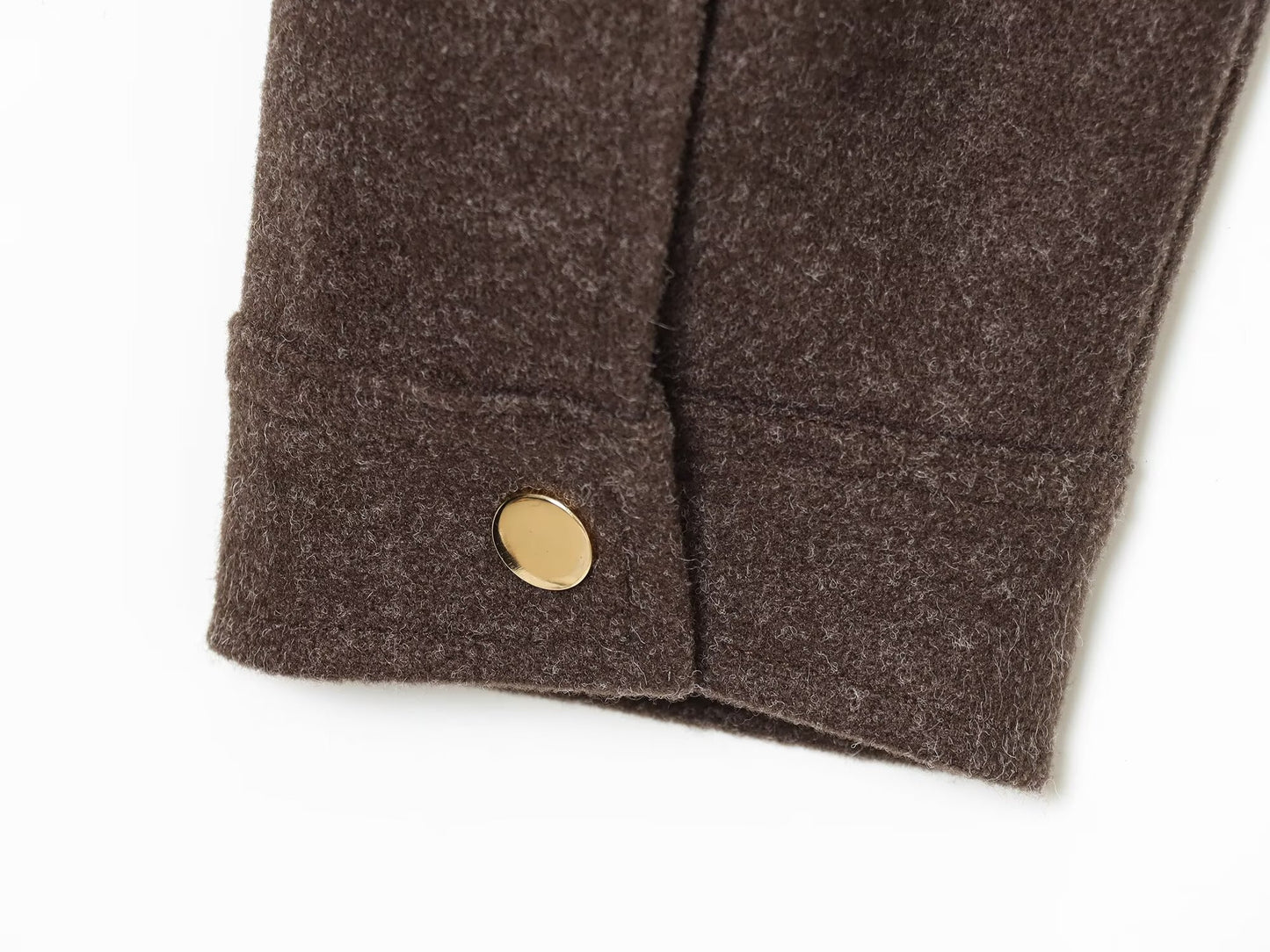 New Women's Casual Stand Collar Long Sleeve Jacket