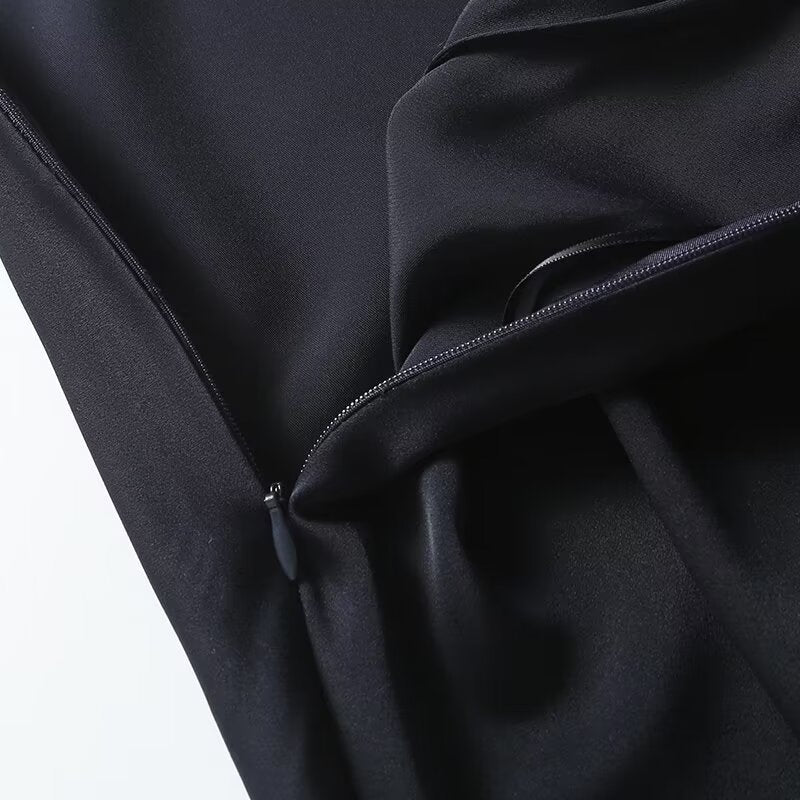 חצאית מידי סאטן דקה ואופנתית חדשה לנשים