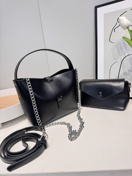 Women's New Fashion Joker Chain Shoulder Strap Mother Bag Large Shoulder Bag Handbag With box