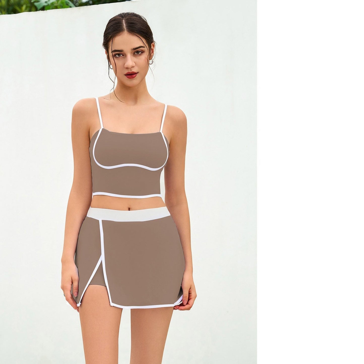 Color Matching Quick-drying Sports Vest Fitness Shock-proof High-elastic Yoga Suit