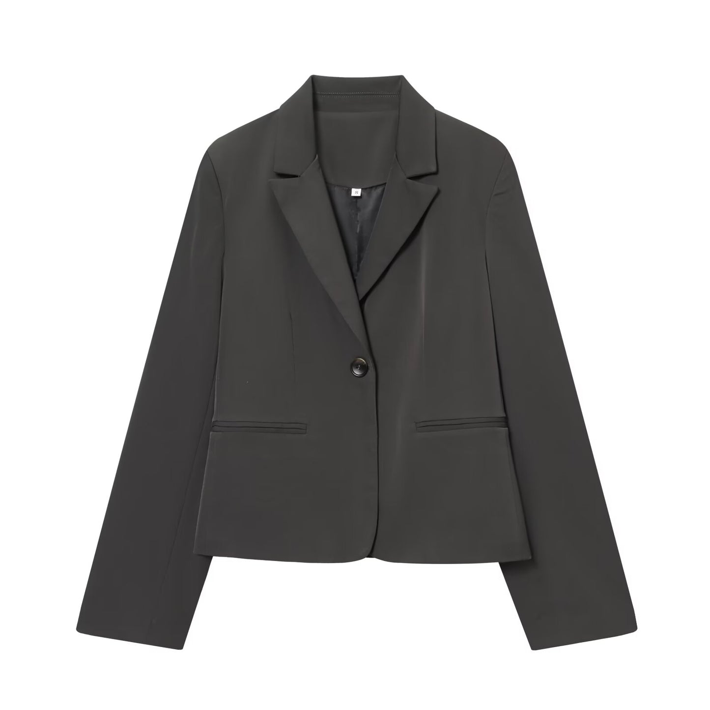 Women's new casual lapel straight cut suit jacket+Skirts suit