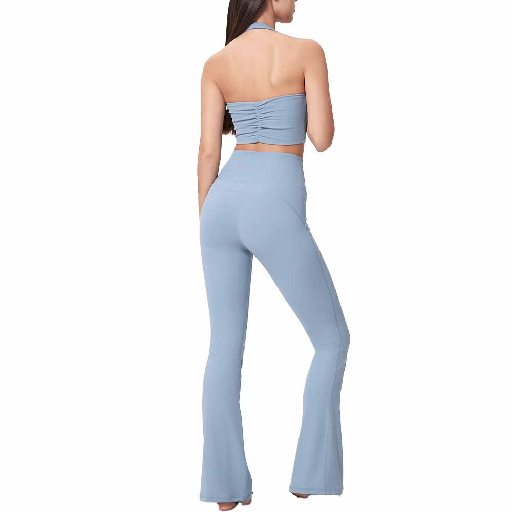 Women's New Slim Hip Micro-pull Yoga Pants High Elastic Nude Joker Fashion Sports Casual Pants