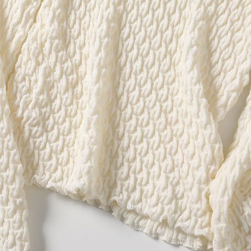 Women's new fashion texture interior style bottom knit top