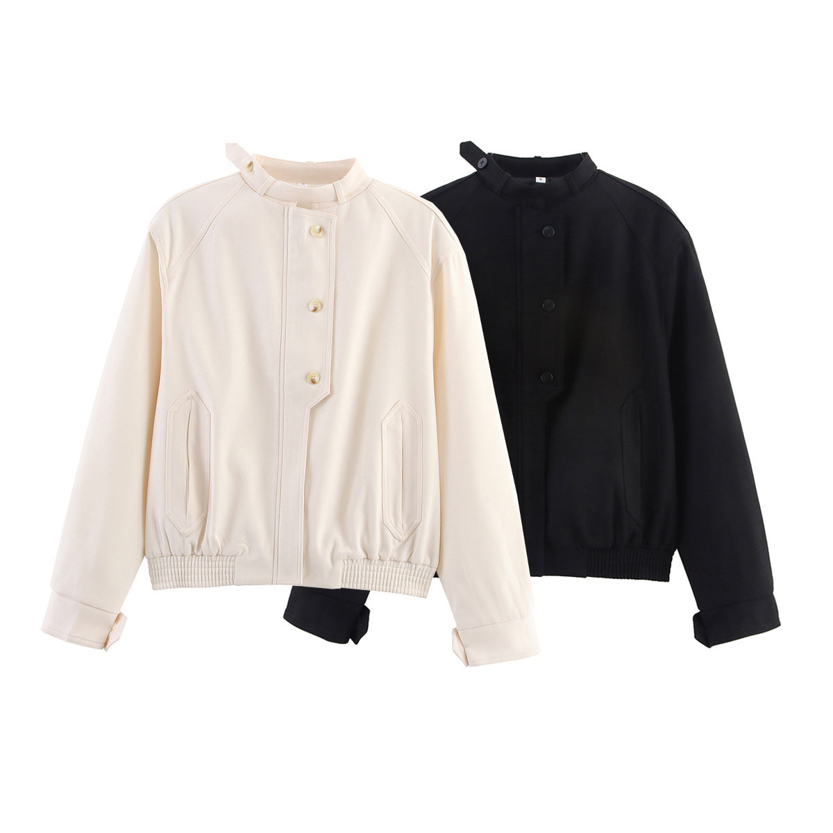 Women's 2025 new fashion button decoration loose jacket Coat