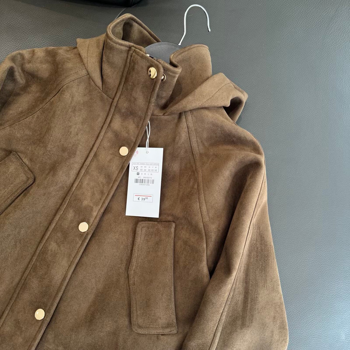 Women's winter new anti suede effect hooded jacket Coat