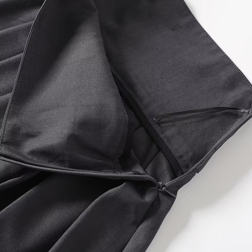 Women's new fashion comfortable casual pleated MIDI skirt