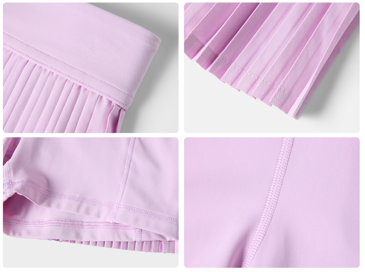 Women's ice breathable outdoor sports skirt with lining anti-exposure tennis skirt yoga fitness skirt