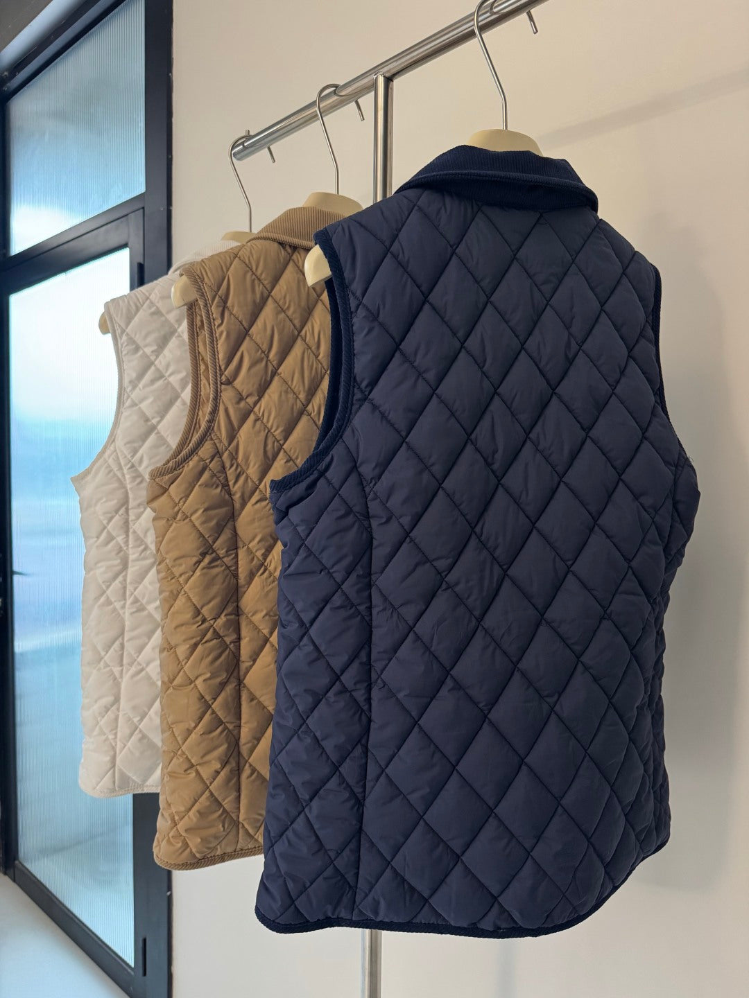 Women's new Joker diamond lapel vest