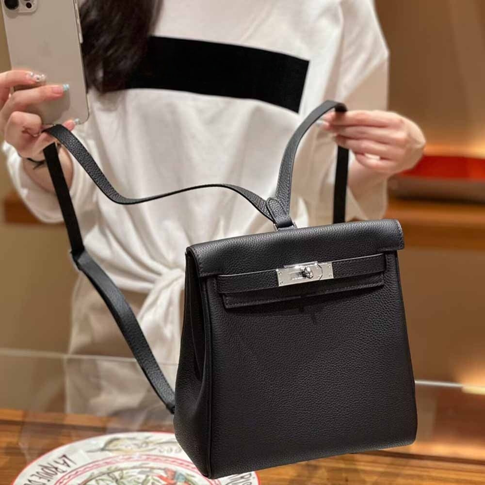 Women's New Shoulder Bag Leather Dance Bag Shoulder Bag First Layer Leather Backpack