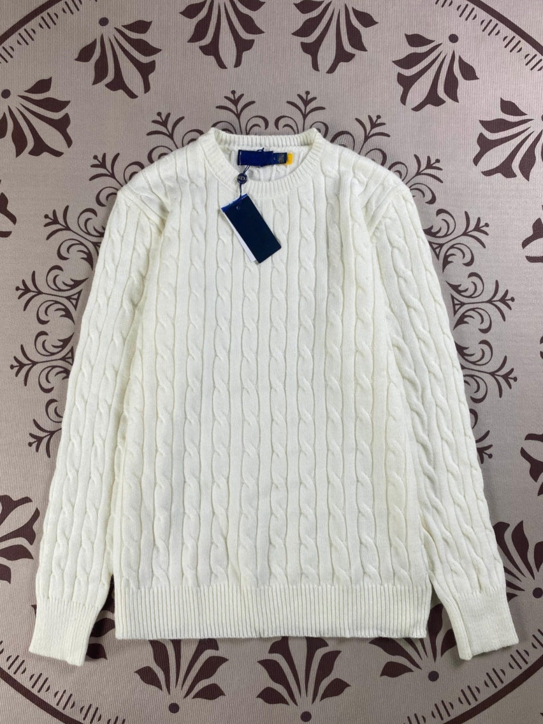 סוודר סרוג עם צווארון O לגברים ולנשים בסגנון ג'וקר