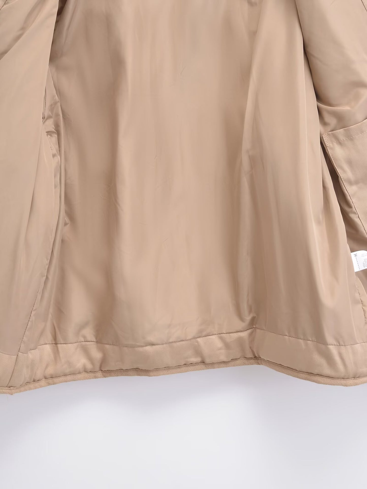 Women's loose new O Neck long sleeved cotton Coat