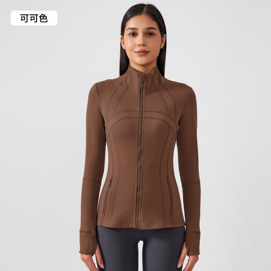 מעיל יוגה עם שרוולים ארוכים, ריצה, כושר וספורט ספורטיבי, סתיו וחורף של LU