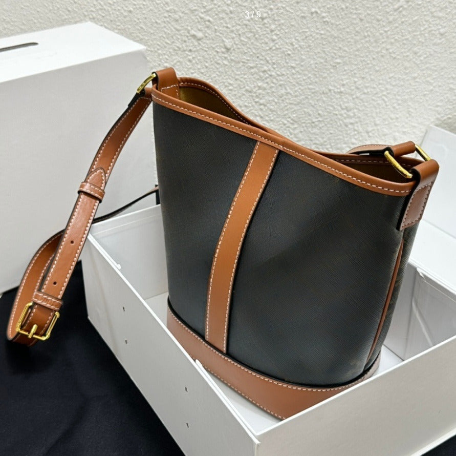 Women's new large-capacity printing bucket bag