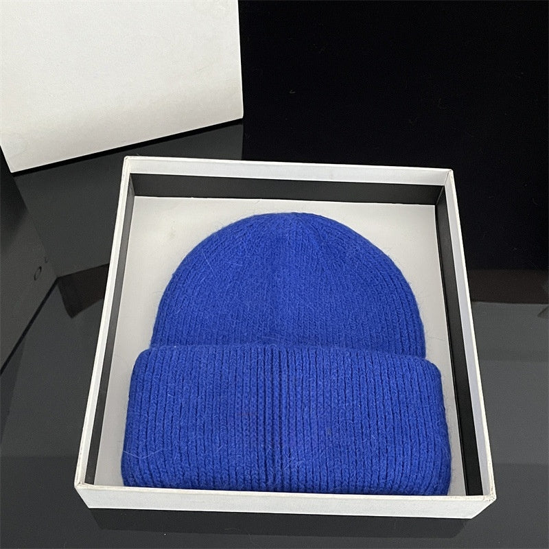Women's casual Joker warm plush knit hat