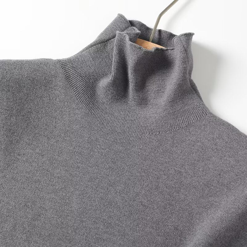 Women's new fashion high neck flying sleeve knitted vest+Skirts suit