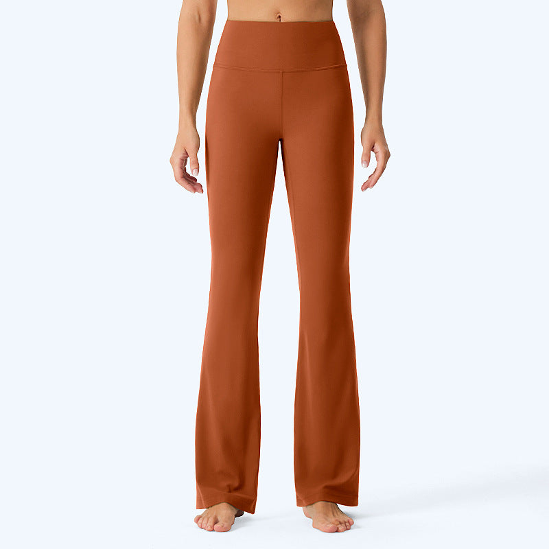 מכנסי יוגה ספורטיביים חדשים לנשים של LU, טייץ, עיצוב הגוף, גמישות גבוהה, מראה עירום, ספיגת לחות ומכנסיים גבוהים עם ייבוש מהיר. 