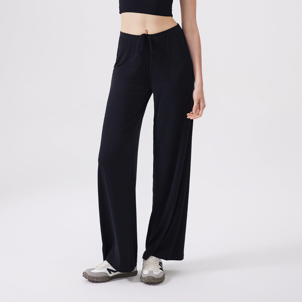 Women's new Joker cool sweatpants antibacterial loose slim sweatpants running yoga pants straight pants