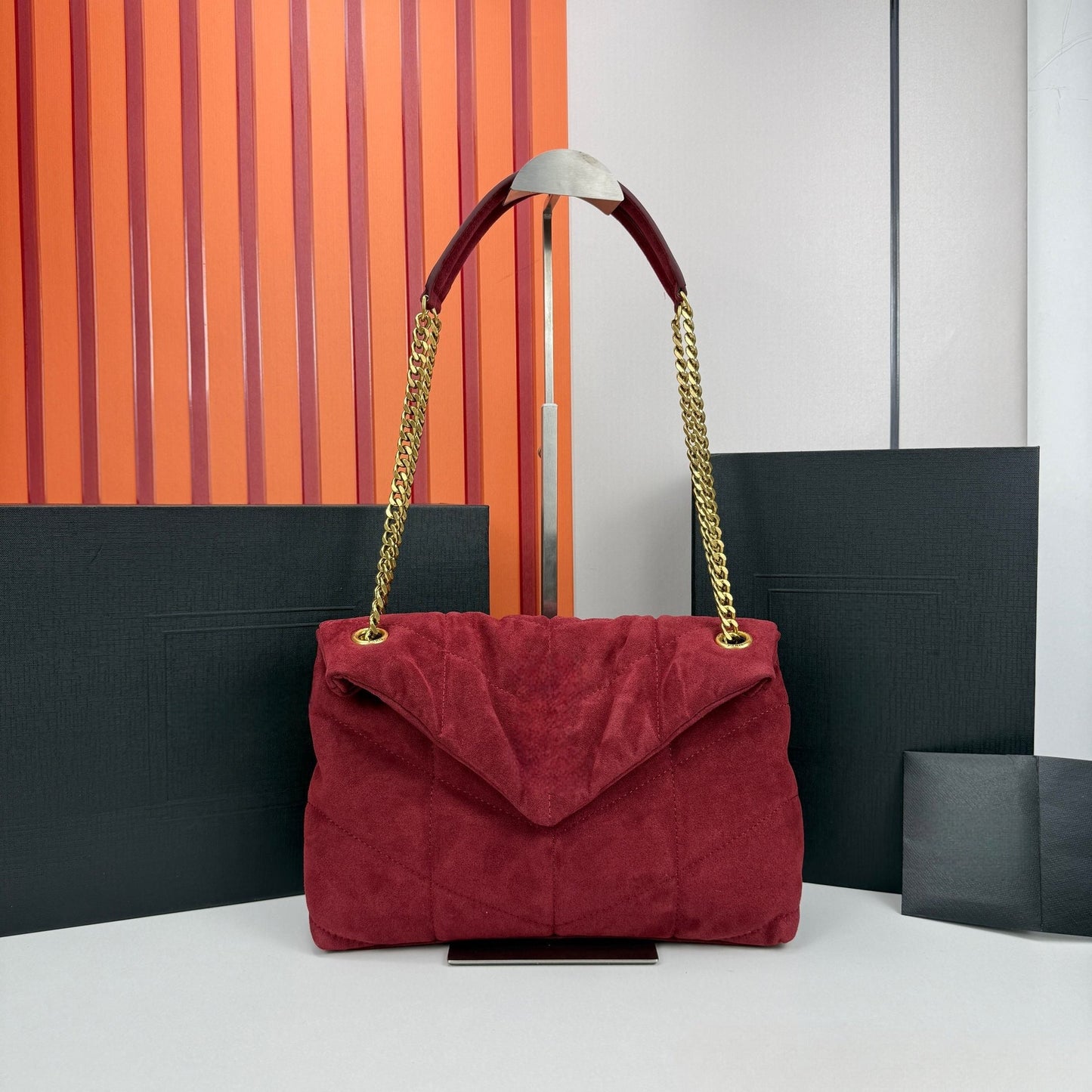 Women's New Joker Chain Scrubs Flip Design Shoulder Messenger Bag Cloud Bag