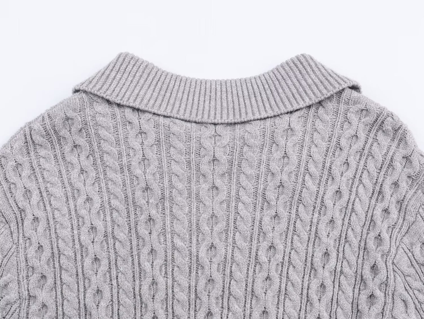 Women's jewelry collar decoration striped knitted sweater