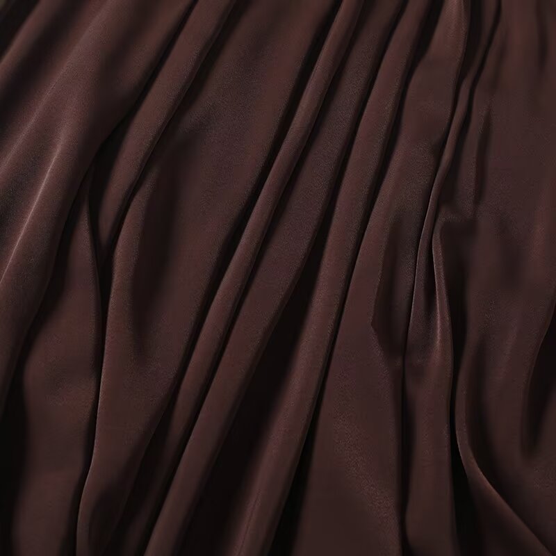 Women's new fashion loose versatile draped pleated MIDI skirt