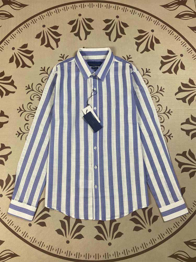 חולצת ג'וקר חדשה לנשים באביב ובקיץ עם שרוולים ארוכים והגנה מהשמש מכותנה רקומה ומפוספסת