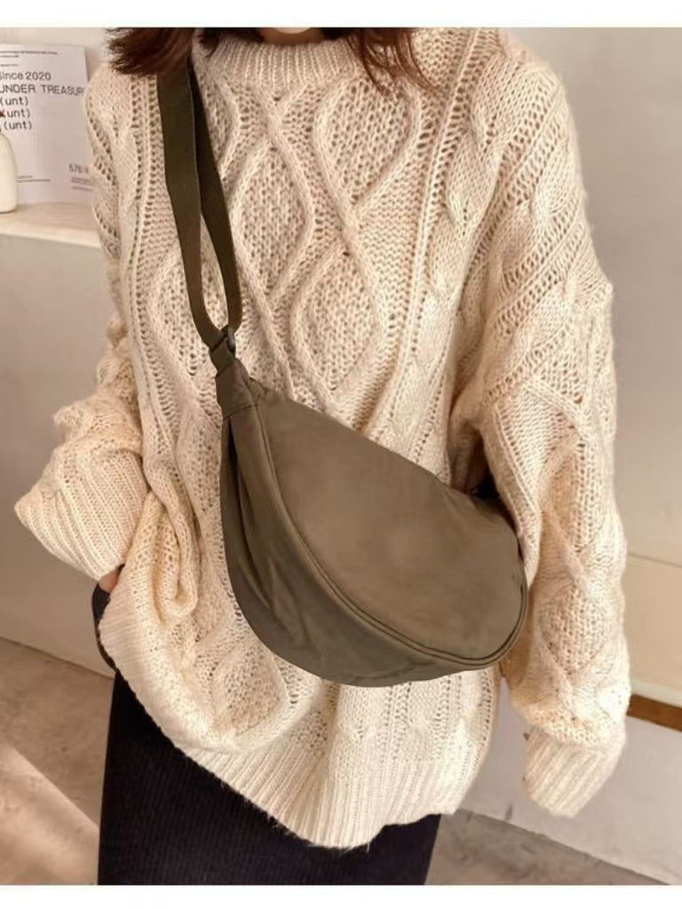 תיק ניילון רב תכליתי מתכוונן לבית השחי לגברים ולנשים, לפנאי, עם אותו הרצועה. 