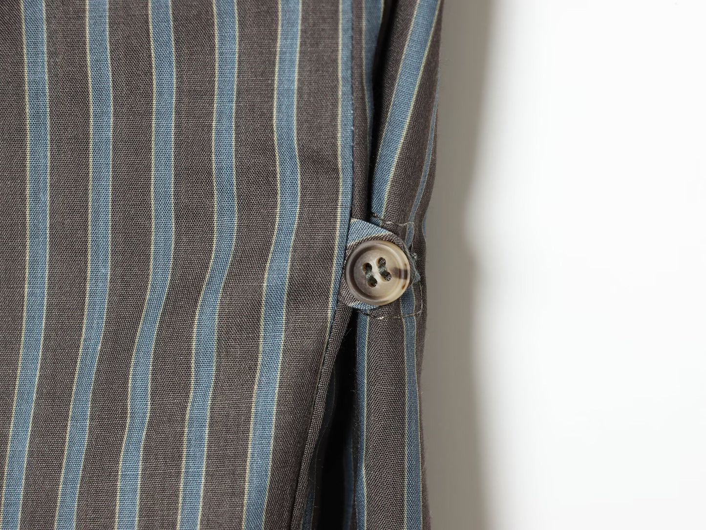 Women's new fashion casual striped poplin shirt