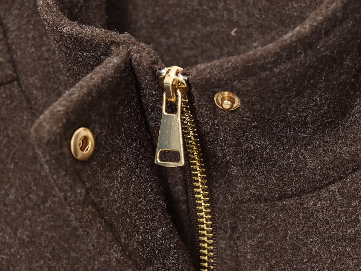 New Women's Casual Stand Collar Long Sleeve Jacket