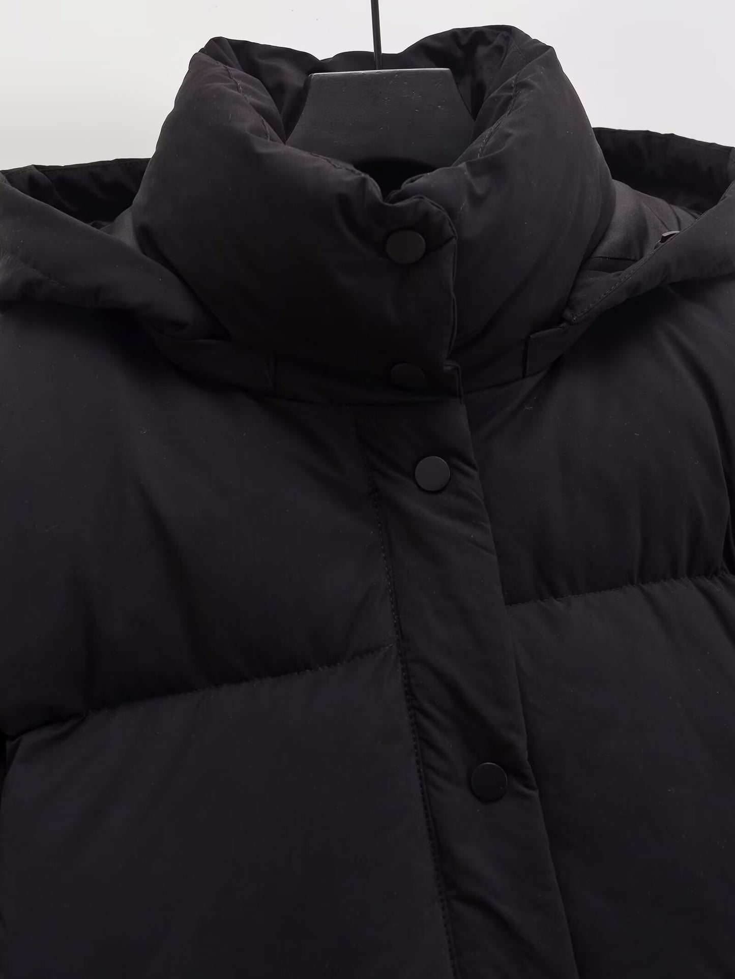 Women's thick warm short hooded cotton Coat