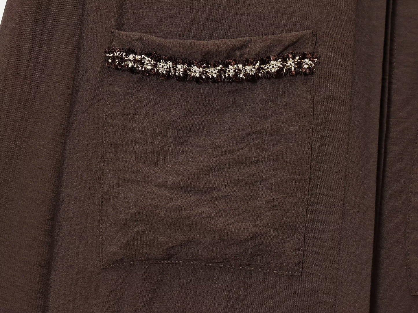 Women's loose patchwork lapel long sleeved shirt