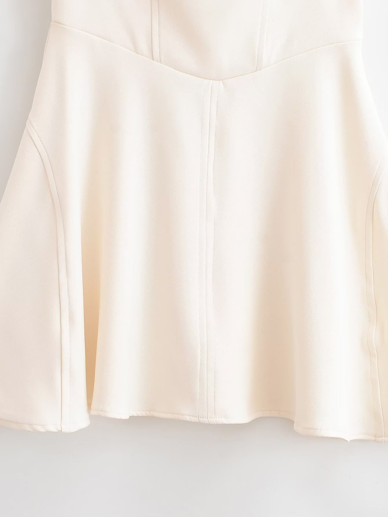 Women's hanging neck wide hem dress
